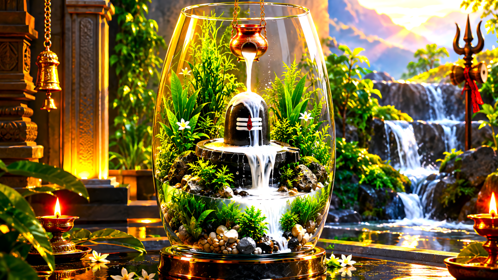 Shivling Waterfall 4K Live Wallpaper for PC Free Download